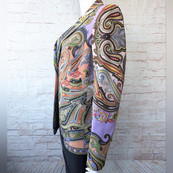 Etro Multicolor Paisley Blazer - Picture 7 of 12